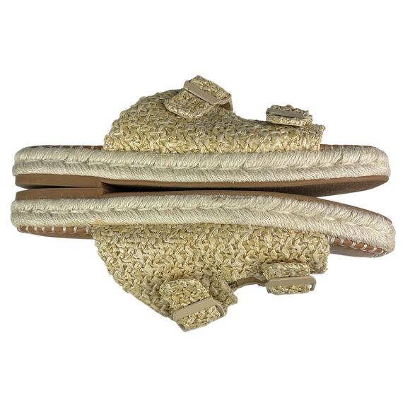 American Eagle Women’s Slide Sandals Size 9 Woven Espadrille Flats Open Toe - Picture 6 of 10